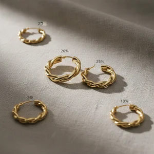 Delicate layered bracelets