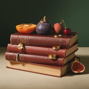 Cozy vintage botanical scene