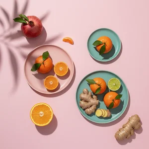 Zesty Citrus Flat Lay
