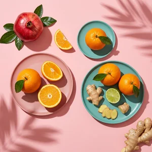 Zesty Citrus Flat Lay