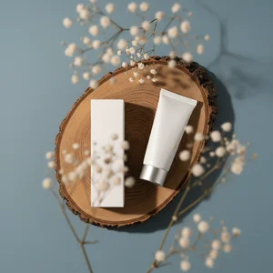 Natural Skincare on Wood