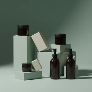 Mint Green Skincare Display