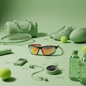 Dynamic green sports gear