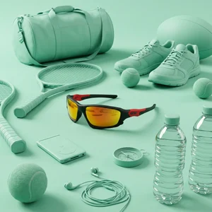 Dynamic green sports gear