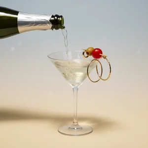 Festive Cocktail & Jewelry