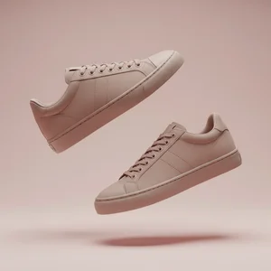 Floating Pink Sneakers