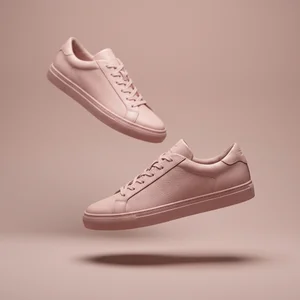 Floating Pink Sneakers