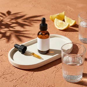 Refreshing skincare moment