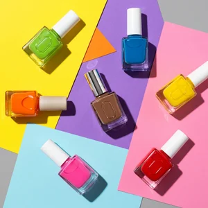 Vibrant nail polish collection