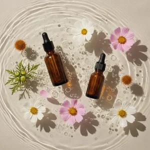Floral Elixir Dropper Bottles