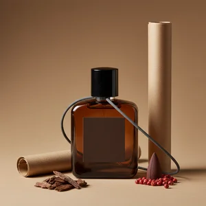 Earthy fragrance display