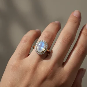 Elegant diamond engagement ring