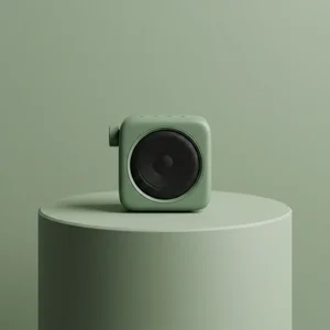 Sleek Green Tech Gadget
