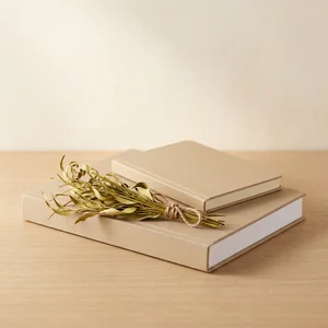 Natural stationery mockup