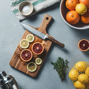 Fresh citrus & herbs on board