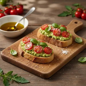 Gourmet avocado toast