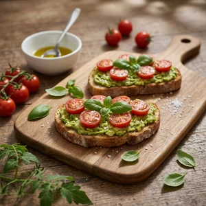 Gourmet avocado toast