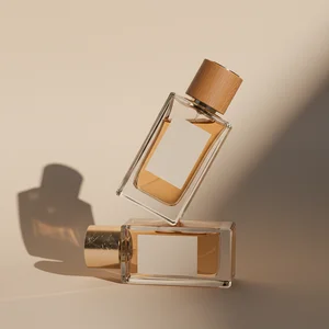 Luxurious perfume bottles