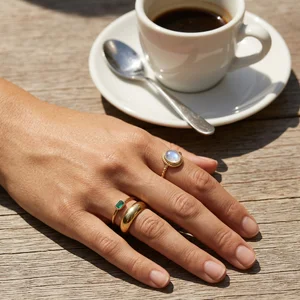 Sunny coffee break jewelry