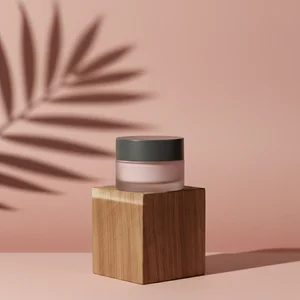 Botanical Skincare Cream Display