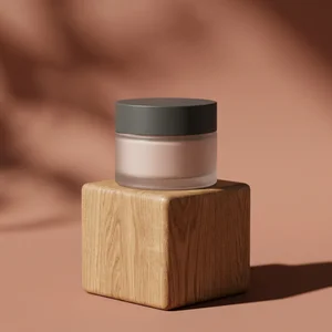 Botanical Skincare Cream Display