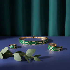 Modern Jewelry on Blue