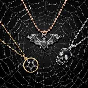 Gothic Jewelry on Spiderwebs