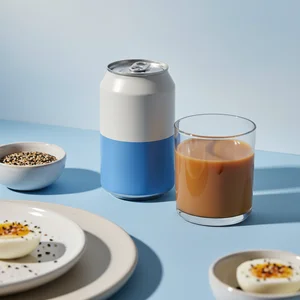 Refreshing canned coffee duo