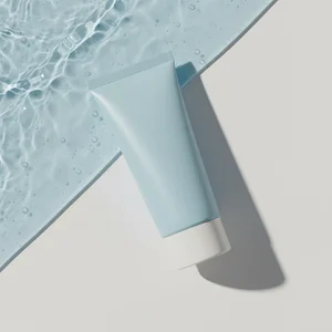 Hydrating skincare on water