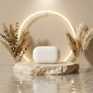 Elegant natural beauty mirror display
