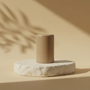 Minimalist rock display template