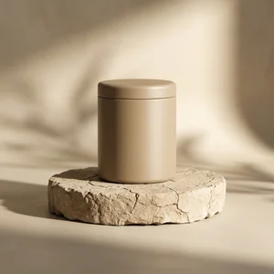 Minimalist rock display template