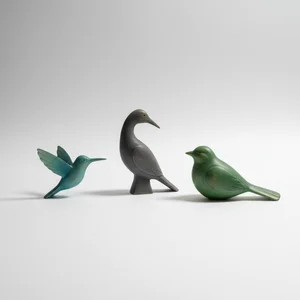 Abstract bird decor