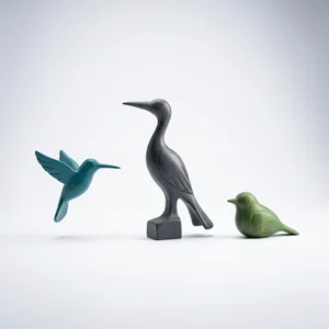 Abstract bird decor