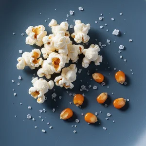 Scattered health capsules on plate