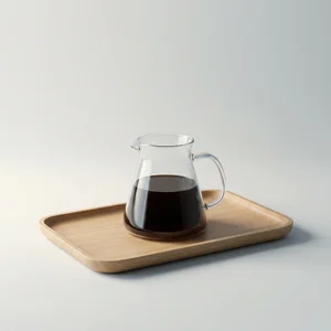 Minimalist coffee moment