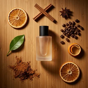 Amber perfume with spice