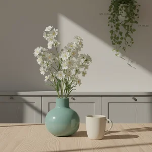 Serene minimalist decor