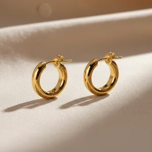 Elegant Gold Hoop Earrings