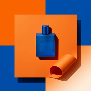 Bold Perfume Bottle Contrast