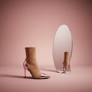 Chic Olive Green Heel