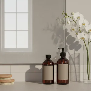 Luxurious bathroom essentials