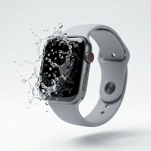 Waterproof smartwatch display