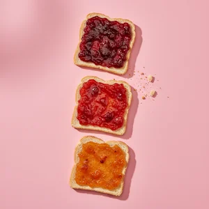 Fruity Jam Toast Stack