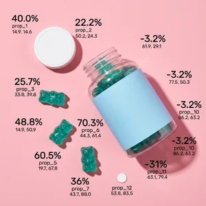 Playful health supplement spill