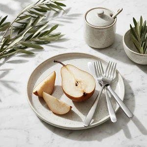 Rustic food styling