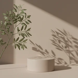 Serene Minimalist Shadow Play