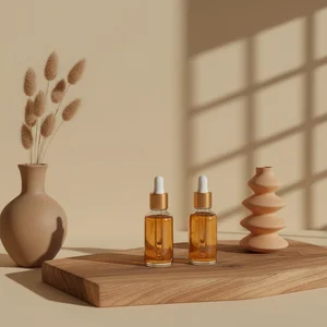 Earthy fragrance display