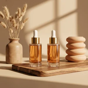 Earthy fragrance display