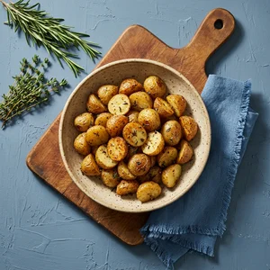 Savory Snack Bowl Flat Lay